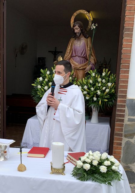 Los vecinos de La Condomina honran con una misa a su patrón en el día de su santo - 2, Foto 2