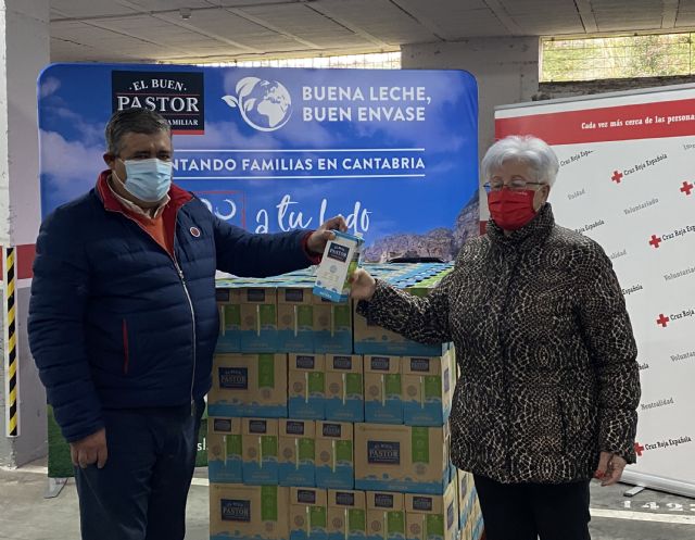 EBP dona 1500 litros de leche a Cruz Roja para ayudar a familias vulnerables de Cantabria - 2, Foto 2