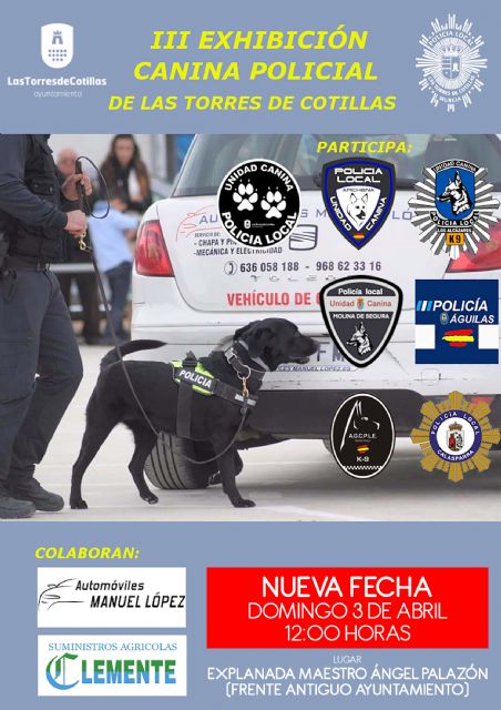 La Policía Local celebrará la tercera edición de su exhibición canina policial - 1, Foto 1