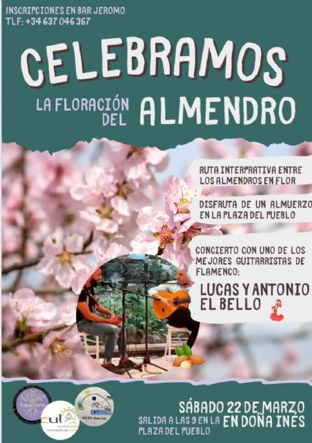 El Ayuntamiento de Lorca apuesta por el turismo rural e invita a la ciudadanía a la ruta interpretativa Entre los almendros en flor - 1, Foto 1