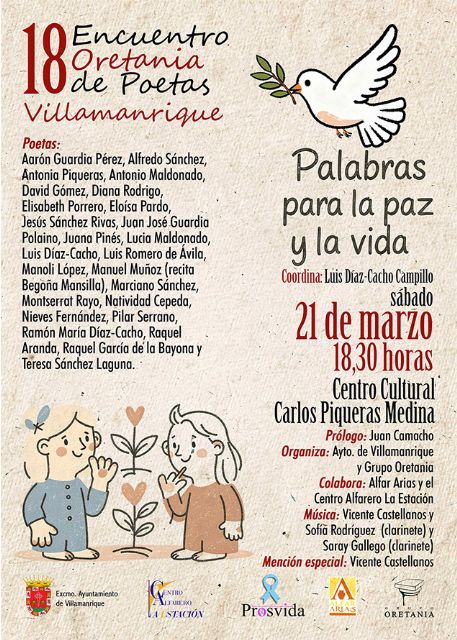 El Grupo Oretania lanza en Villamanrique un grito de Paz y Vida frente a la barbarie de la guerra - 2, Foto 2