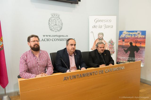 La nueva imagen de San Ginés de la Jara desembarcará en el puerto de Cartagena - 2, Foto 2