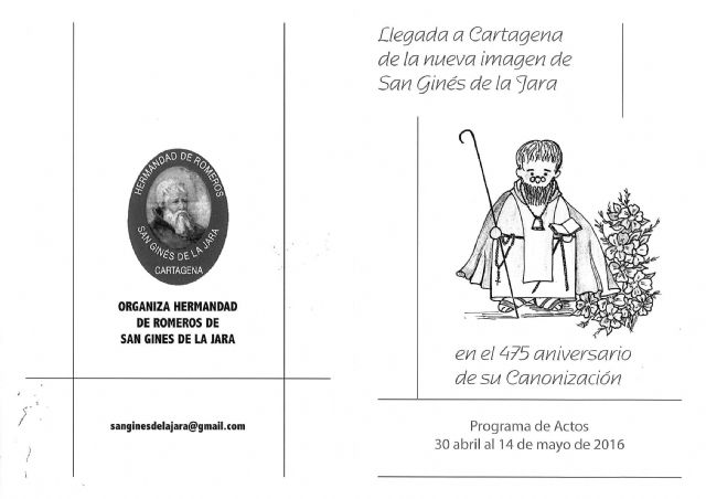 La nueva imagen de San Ginés de la Jara desembarcará en el puerto de Cartagena - 5, Foto 5