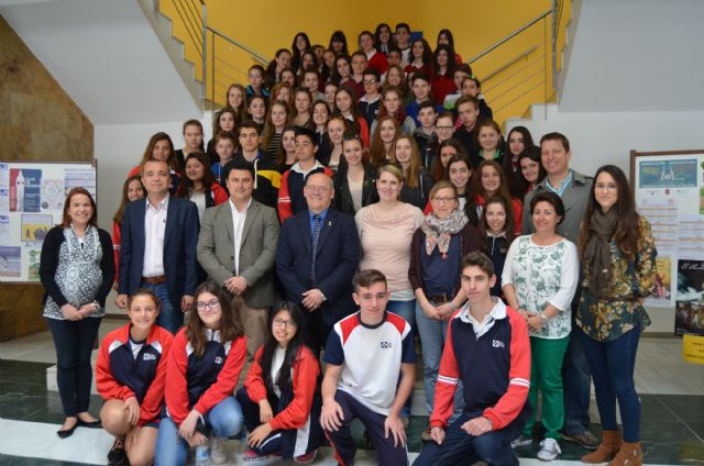 El alcalde recibe grupo 28 estudiantes alemanes de intercambio en el municipio con colegio Sagrado Corazón - 1, Foto 1