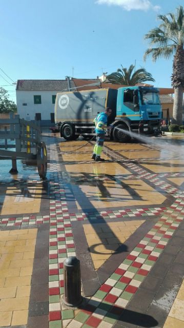 Finalizan las actuaciones de limpieza extraordinarias en El Palmar, Puente Tocinos, La Murta, Lobosillo, La Alberca y Sangonera la Seca - 1, Foto 1