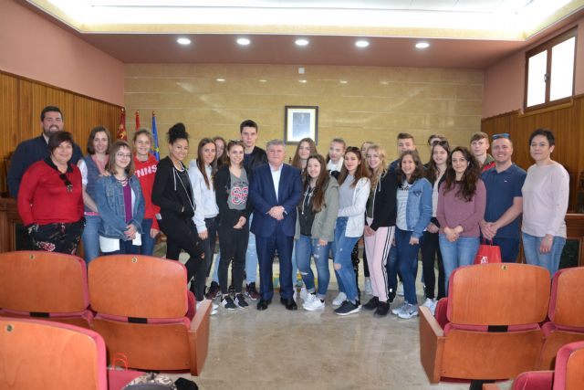 Recepción institucional al alumnado de intercambio de Donzdorf - 1, Foto 1