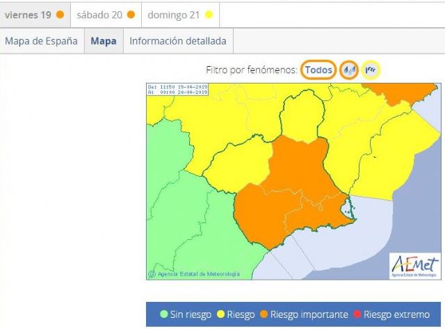 La alcaldesa decreta pre emergencia ante el aviso naranja por lluvias en las próximas horas que podrían llegar a los 100 litros - 1, Foto 1