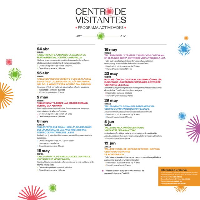 Los Centros de Visitantes retoman su agenda de ocio con diez nuevas actividades - 1, Foto 1