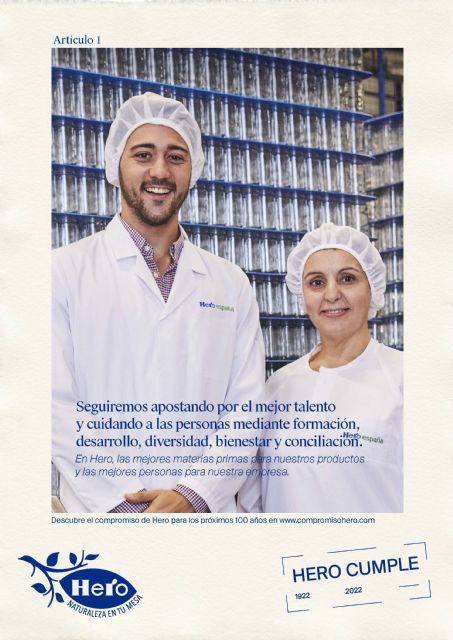 Hero España cumple 100 años de historia y adquiere 14 compromisos para seguir al lado de sus consumidores otros cien años más - 1, Foto 1