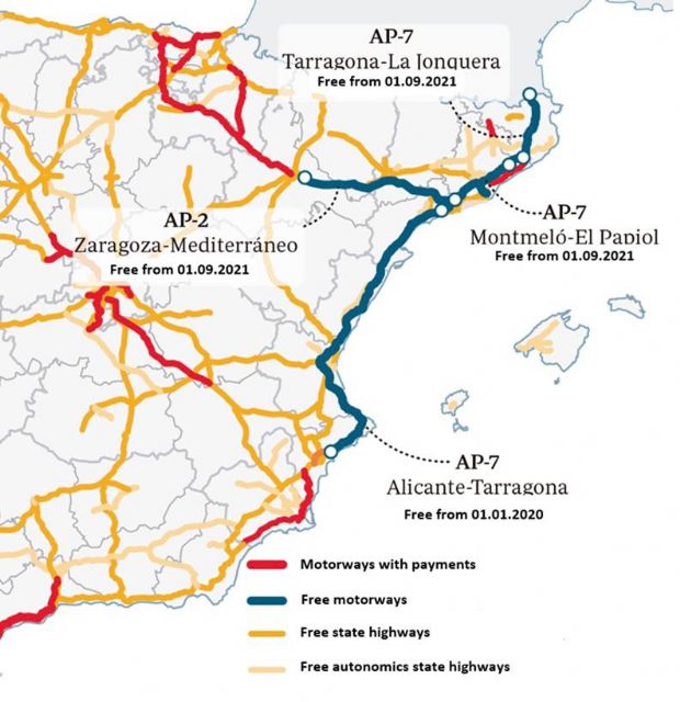 MC vuelve a exigir la eliminación de los peajes de Alicante y Vera - 1, Foto 1