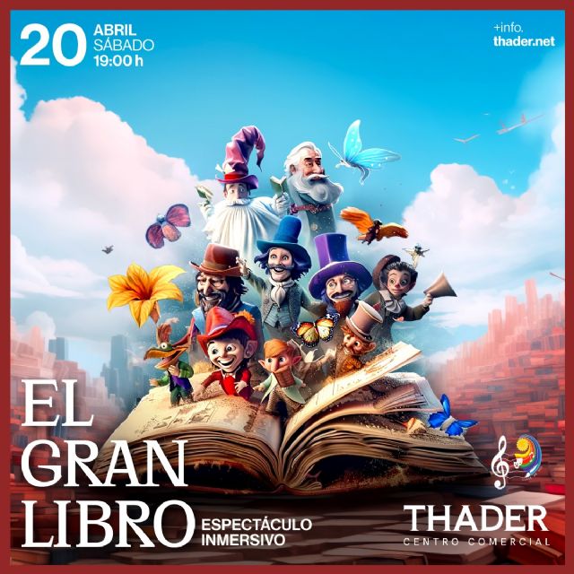 Thader celebra el Día del Libro con un espectáculo de teatro inmersivo: El Gran Libro - 1, Foto 1