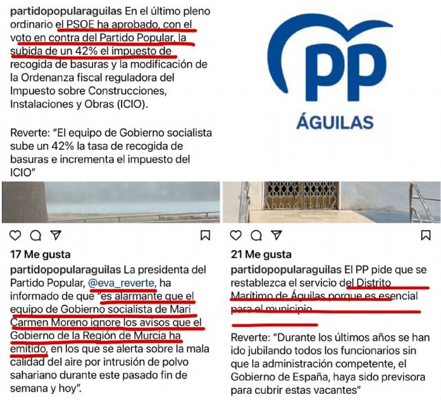 PSOE: El PP de Águilas miente - 1, Foto 1