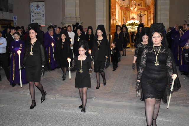 Solemne recogimiento en Las Torres de Cotillas con la procesión del Santo Entierro de Cristo - 1, Foto 1