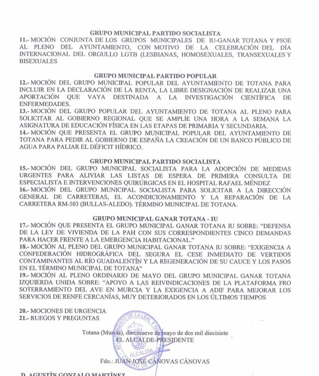 Juan Carlos Carrillo sustituirá como concejal de la Corporación municipal a Asensio Soler en el próximo pleno, Foto 3