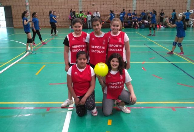 Seis equipos de Totana participaron en los cuartos de final de la Fase Regional de Baloncesto, Balonmano, Fútbol Sala y Voleibol - 2, Foto 2