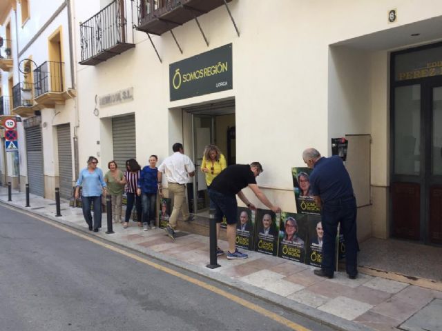 SOMOS LORCA SOMOS REGIÓN agudiza el ingenio ante la falta de dinero para costear la campaña. - 1, Foto 1