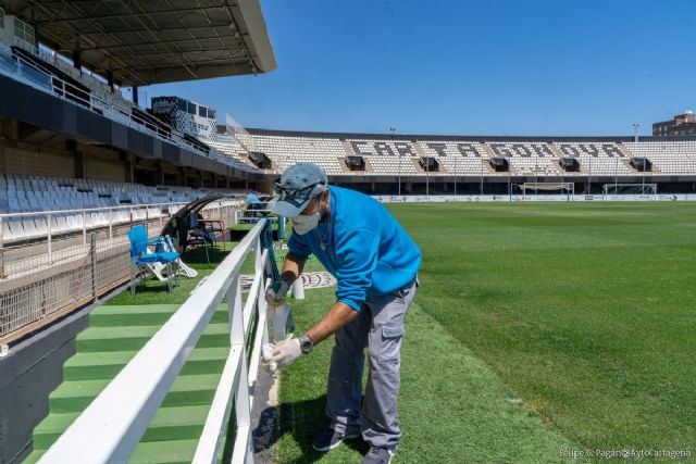 Deportes pone a punto el Cartagonova para la vuelta de los entrenamientos - 1, Foto 1