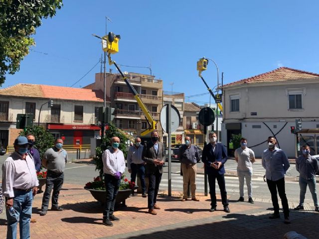El Ayuntamiento mejora la seguridad vial de la carretera de Alcantarilla con la instalación de nuevas luminarias de bajo consumo - 2, Foto 2