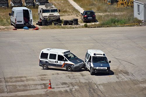 VII Jornadas de Conducción de Seguridad de la Policía Nacional en la base aérea de Alcantarilla - 1, Foto 1