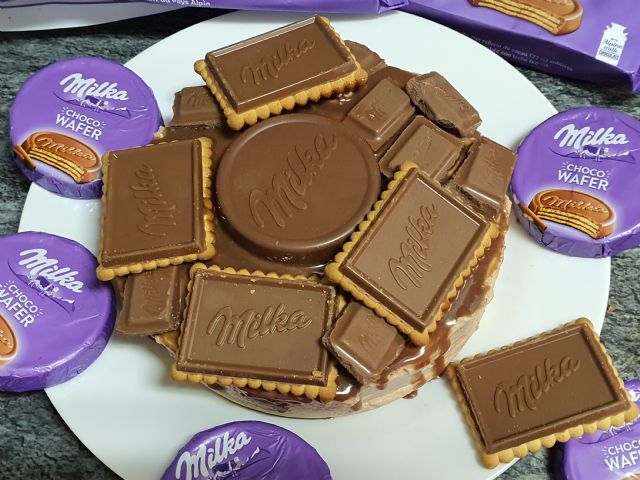 Cómo preparar tarta de chocolate Milka sin horno - 2, Foto 2