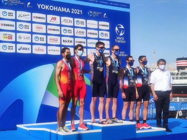 Pedro Andújar, medalla de plata junto al paratriatleta José Luis García, en las Series Mundiales de Yokohama - 2, Foto 2