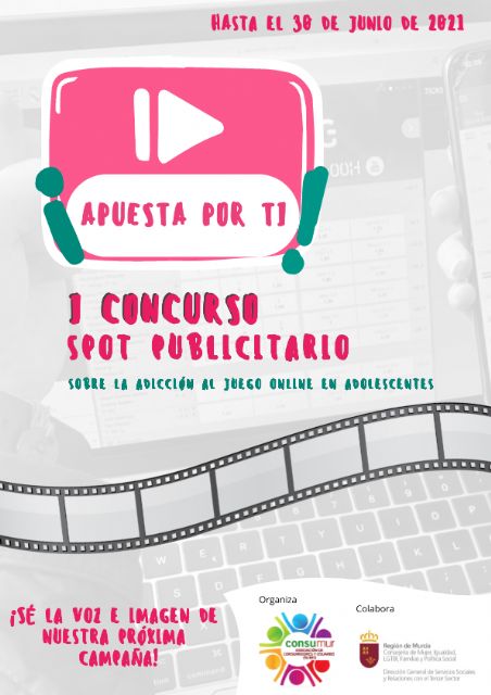CONSUMUR lanza el I Concurso de Spot Publicitario “Apuesta por ti”, sobre la adicción al juego online en adolescentes - 1, Foto 1