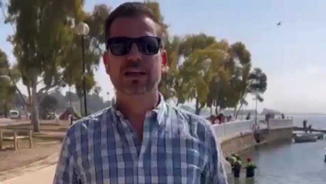 El PSOE de San Javier denuncia peces muertos en Santiago de la Ribera - 1, Foto 1