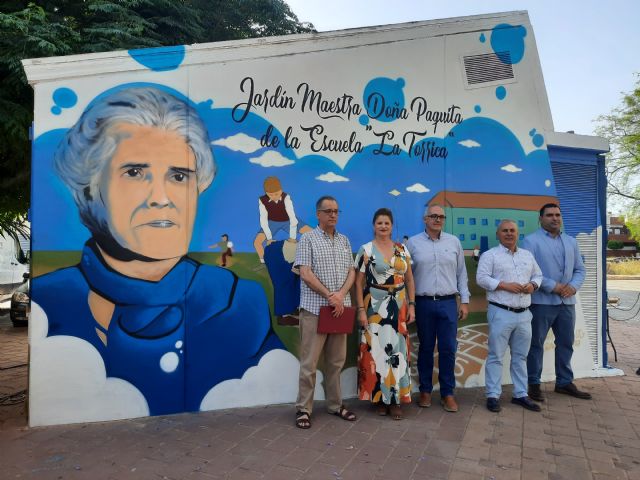 Alcantarilla dedica el jardín de La Torrica a la maestra Doña Paquita - 3, Foto 3