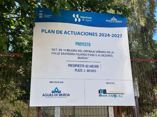 El Ayuntamiento mejora el sistema de drenaje y la red de abastecimiento en Algezares con una inversión de más de 82.000 &euro; - 5, Foto 5
