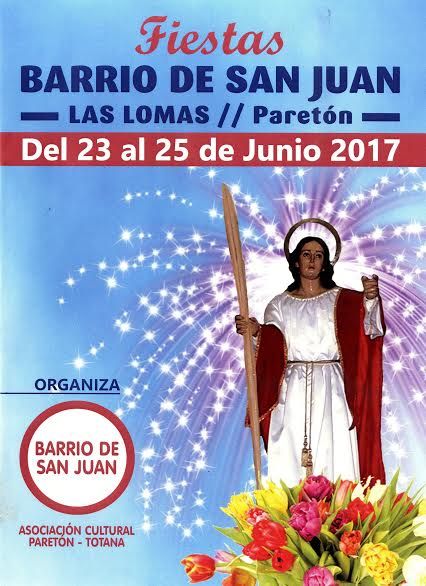 Las tradicionales fiestas del barrio de San Juan de la pedanía de El Paretón se celebran del 23 al 25 de junio
