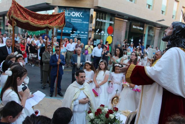 Los niños de comunión procesionan con motivo del Corpus Christi en San Pedro y Lo Pagán - 3, Foto 3