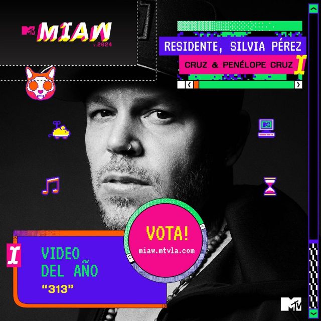 Residente recibe nominación en la categoría “Video del año” en los Premios Miaw MTV 2024 - 1, Foto 1