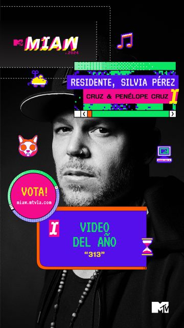Residente recibe nominación en la categoría “Video del año” en los Premios Miaw MTV 2024 - 2, Foto 2