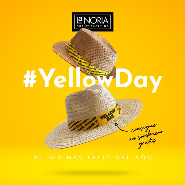 La Noria Outlet celebra el día más feliz del año regalando sombreros a sus clientes - 1, Foto 1