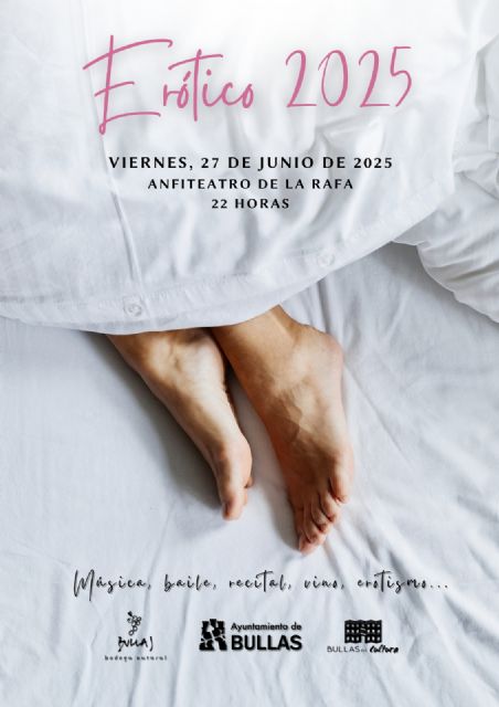 El Ayuntamiento de Bullas presenta ERÓTICO 2025: una noche de vino, música y sensualidad bajo las estrellas - 1, Foto 1