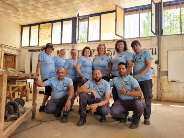 El Programa Experiencial Mejora de la Escena Urbana de Bullas inicia sus labores en el Salto del Usero - 1, Foto 1