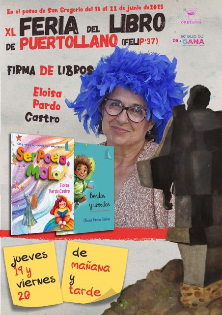 Hoy se firman en la caseta del Grupo Oretania y Lo Que Te Da La Gana: Eloísa Pardo, Nieves Fernández, y Andrés Mejía Godeo - 3, Foto 3