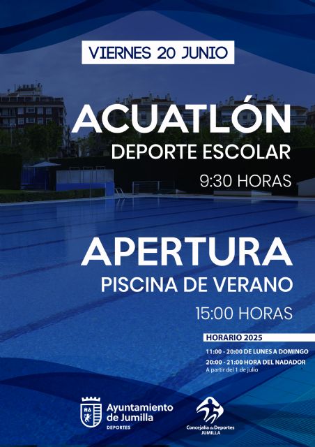 La Piscina Municipal de Verano abre este viernes 20 de junio con una jornada deportiva escolar - 1, Foto 1