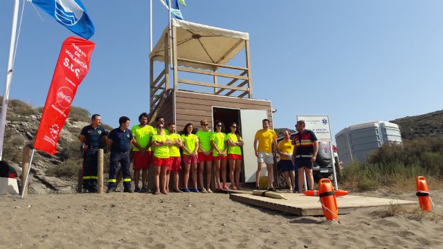 El Alcalde anima a conocer el litoral lorquino y destaca la eficacia del dispositivo establecido en la costa durante todo el verano - 1, Foto 1