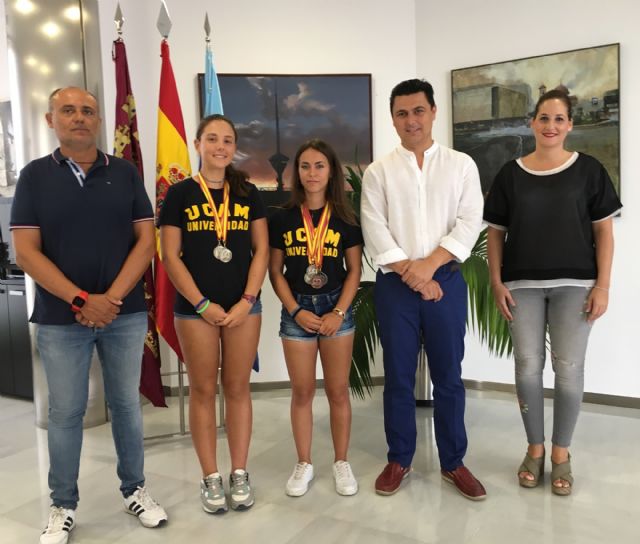 Nerea Ferrer y Ana Belén Martínez, de la Escuela de Piragüismo de Santiago de la Ribera se proclaman campeonas de España en C-2, en Pontevedra - 1, Foto 1