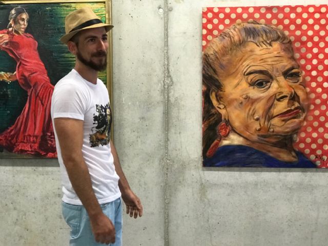 El pintor Pedro Juan Rabal hace un recorrido por «La Mujer y el Flamenco» - 1, Foto 1