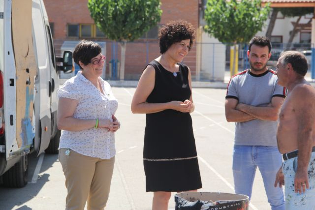 La pista polideportiva del CEIP Purísima Concepción renueva su acabado - 1, Foto 1