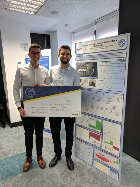 Estudiantes del Máster en Ingeniería Industrial ganan un premio en el certamen nacional sobre ahorro de energía organizado por Isover Saint-Gobain y Endesa - 1, Foto 1