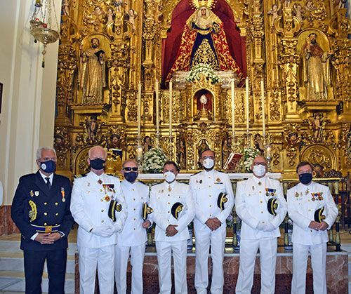 La Comandancia Naval de Sevilla celebró la misa del Carmen en la capilla de los marineros en Triana - 2, Foto 2