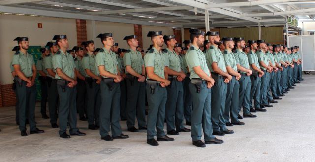 La Guardia Civil incorpora 97 nuevos efectivos a la Región de Murcia, 2 de ellos al puesto de Totana, Foto 5