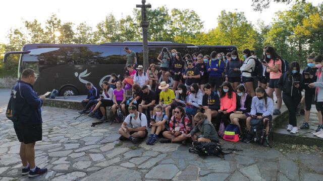 Estudiantes y profesores de la UCAM peregrinan a Santiago - 1, Foto 1