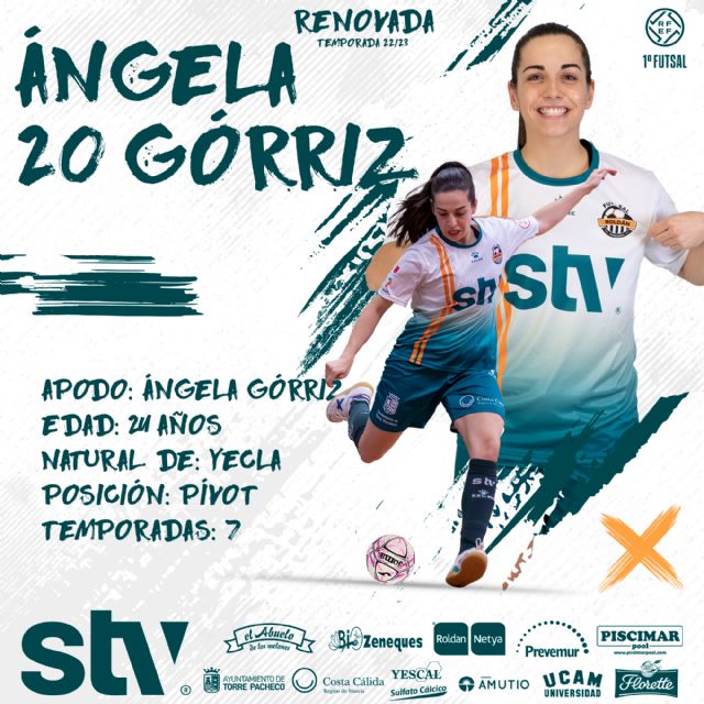 Ángela Górriz será la referencia en ataque para el STV Roldán - 1, Foto 1