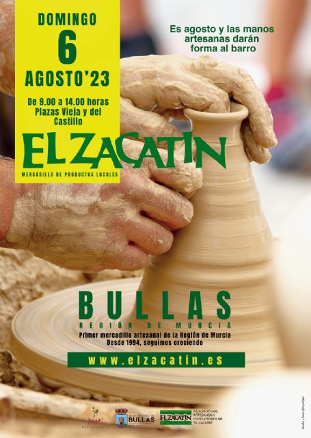 El mercadillo el Zacatín de Bullas dedica su actividad central en agosto a la cerámica - 1, Foto 1