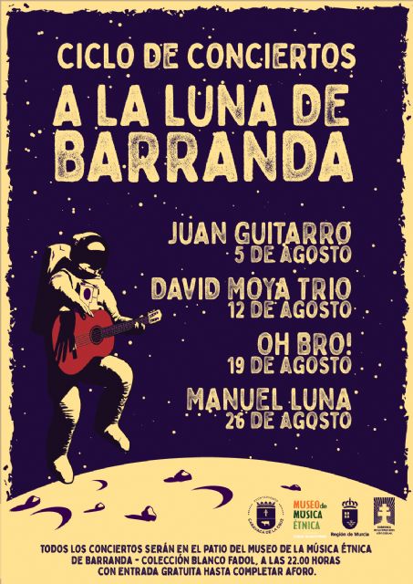 El ciclo 'A la luna de Barranda' ofrecerá cuatro conciertos de acceso gratuito los sábados de agosto - 1, Foto 1