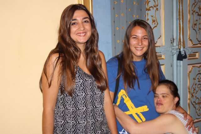 Los usuarios de la Escuela Adaptaocio visitan el Ayuntamiento Cehegín - 2, Foto 2